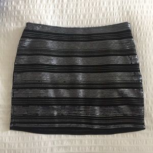 Sequin mini skirt